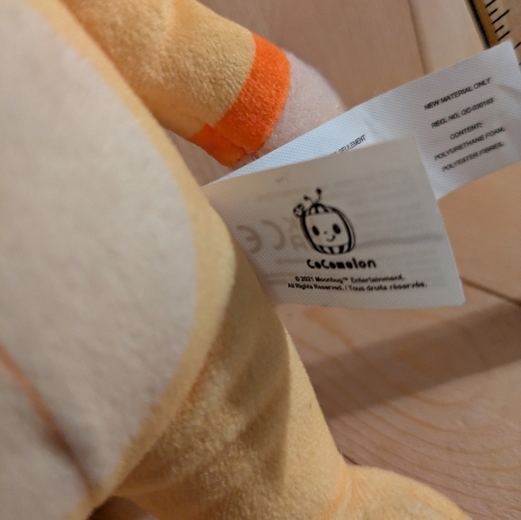 cocomelon Lion Plush Toy - Tan and Orange 9 Inches Tall - Picture 3 of 6
